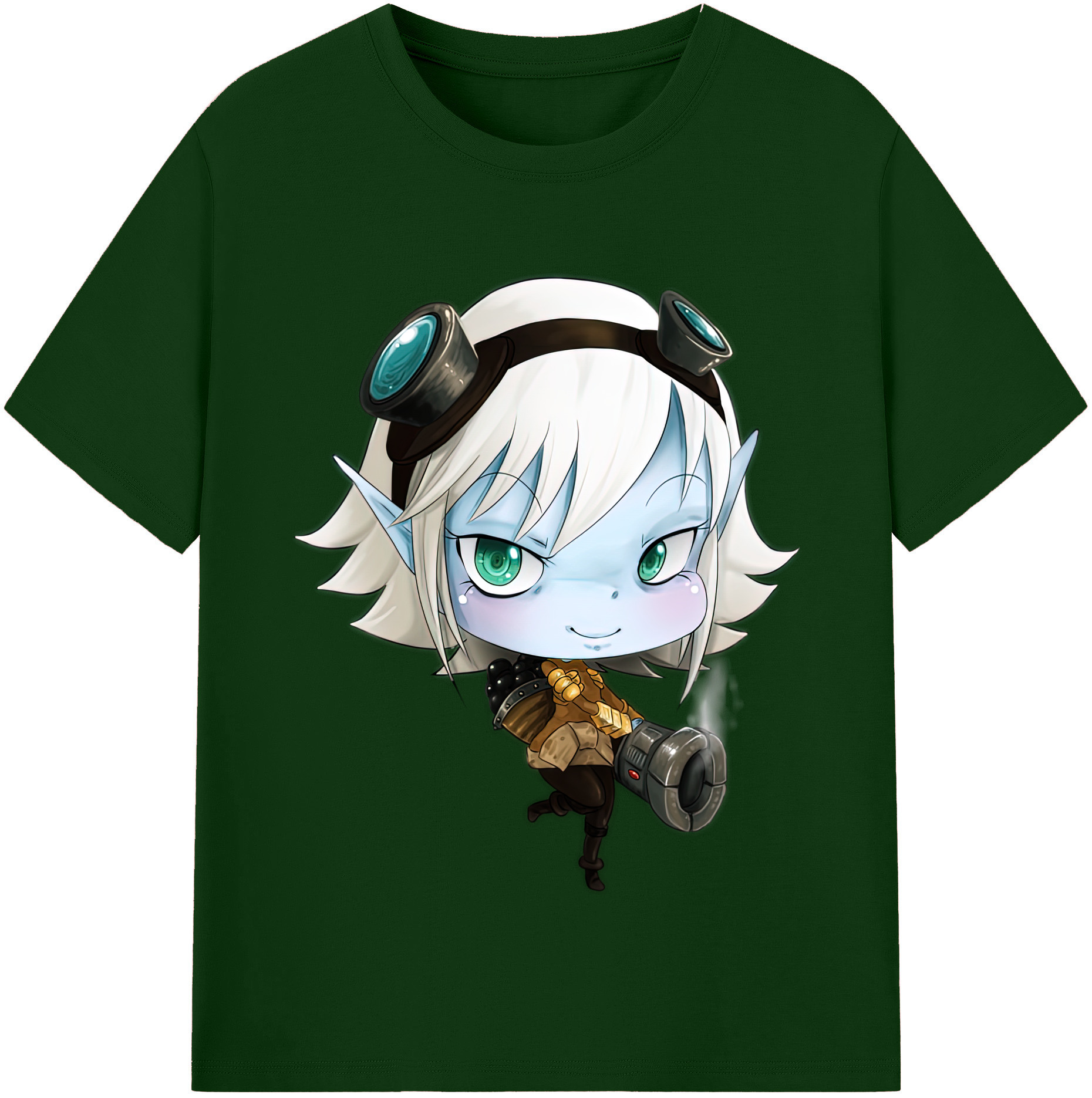 リーグ・オブ・レジェンド League of Legends LOL 綿100％半袖Tシャツ（フロントプリント）
